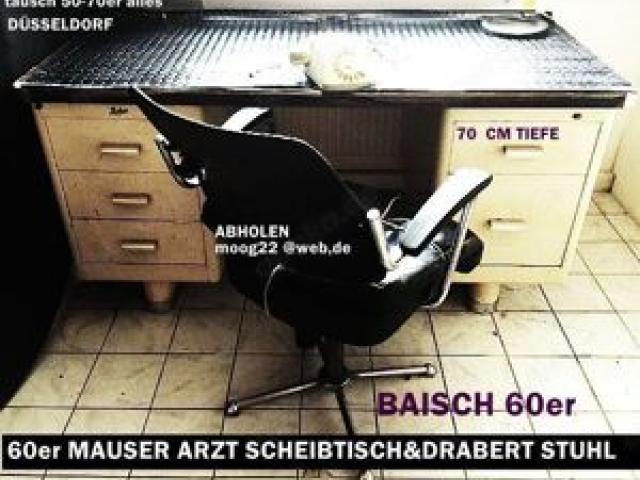 Tausche 60er Mauser Arzt Metall Schreibtisch gegen 60er E Git Synthesizer UND ALLES ANBIETEN VINTAGE - 1